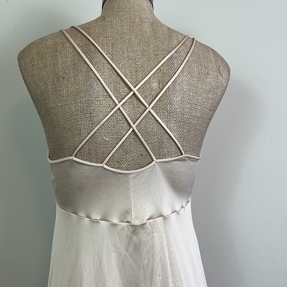 Vintage Vanity Fair Nightgown Slip Dress Women Sz 34 Champagne Maxi Made in USA - Picture 4 of 7